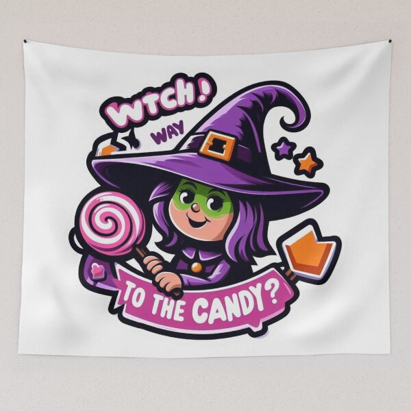 Item preview, Witch the way to the candy designed and sold by zizoored.