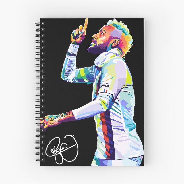 Item preview, Neymar Jr Football Wpap Pop Art designed and sold by SiksisArt.