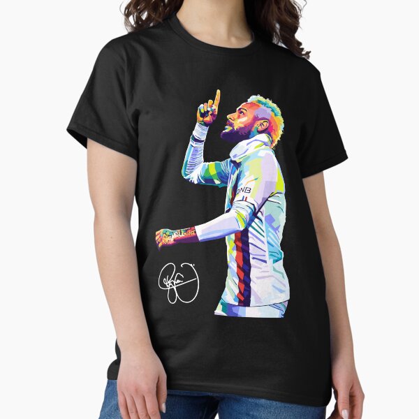 Aperçu de l'œuvre Neymar Jr Football Wpap Pop Art créée et vendue par SiksisArt.