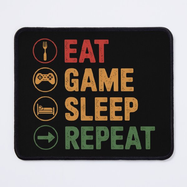 Item preview, Eat Sleep Game Repeat designed and sold by Hotshots Design.