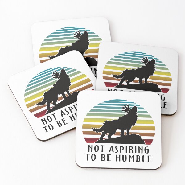 Item preview, Not aspiring to be humble wolf with crown bright colors designed and sold by TheRainFamily.