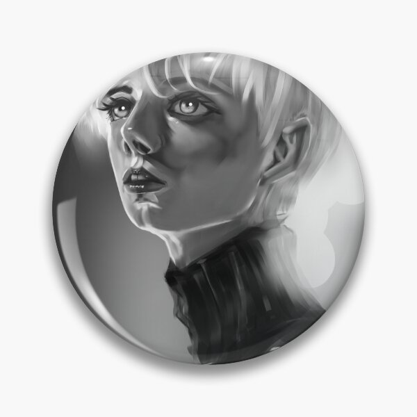 Item preview, The white tom boy portrait designed and sold by Wish Design.