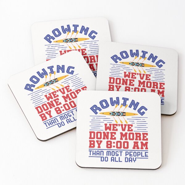 Item preview, Rowing We've Done More by 8:00 a.m. Funny Crew Team designed and sold by jaygo.