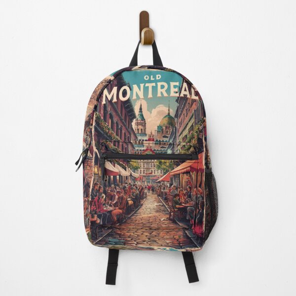 Item preview, Montreal Vintage Travel Poster designed and sold by TravelerRat.