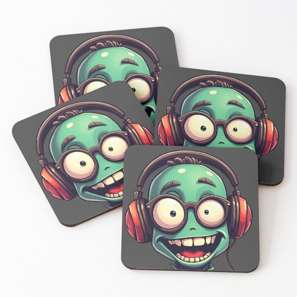 Item preview, Little green smiling monster designed and sold by Norsia.