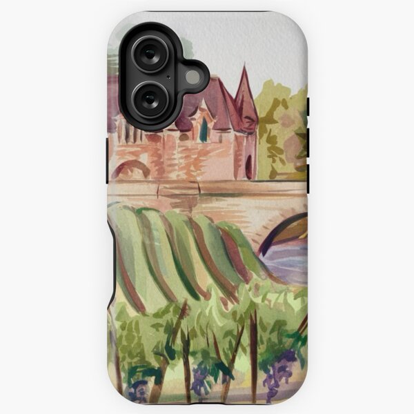 Item preview, Château and Vineyards of Bordeaux – French Wine Country Art designed and sold by Carraann .