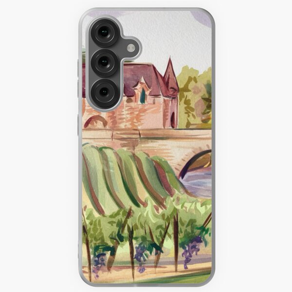 Item preview, Château and Vineyards of Bordeaux – French Wine Country Art designed and sold by Carraann .