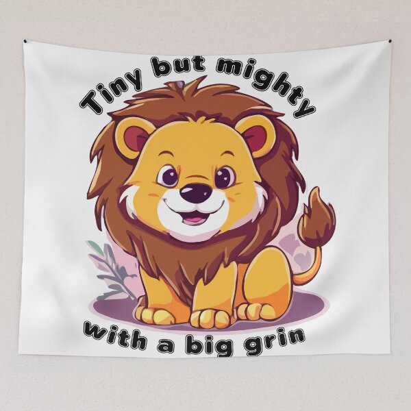 Item preview, Tiny but mighty with a big grin designed and sold by Concept-Hub.