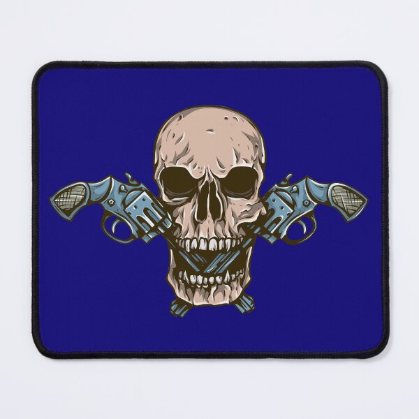 Item preview, skull bone with revolvers designed and sold by ak7sailor.