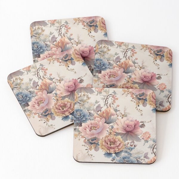 Item preview, Vintage floral pattern designed and sold by Rompecabezas.