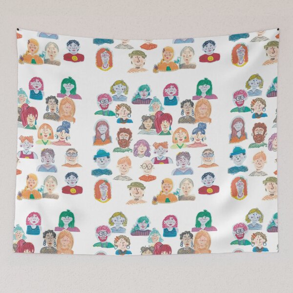 Item preview, Colorful people  designed and sold by amandacamara.