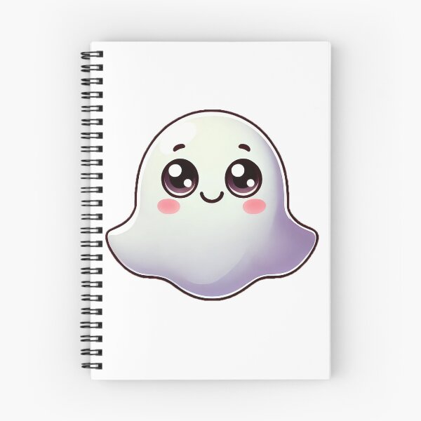 Item preview, Smiling Kawaii Ghost with Blushing Cheeks designed and sold by Chokhdi289shop.
