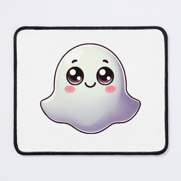 Item preview, Smiling Kawaii Ghost with Blushing Cheeks designed and sold by Chokhdi289shop.