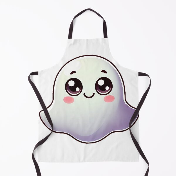 Item preview, Smiling Kawaii Ghost with Blushing Cheeks designed and sold by Chokhdi289shop.