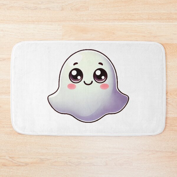 Item preview, Smiling Kawaii Ghost with Blushing Cheeks designed and sold by Chokhdi289shop.