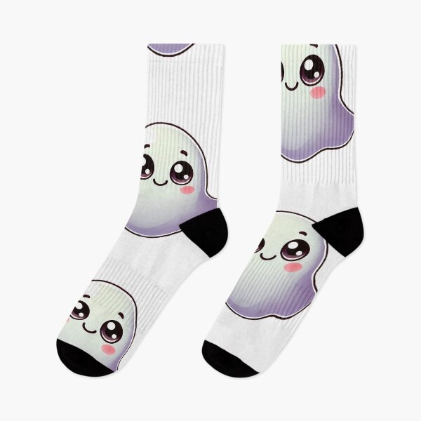 Item preview, Smiling Kawaii Ghost with Blushing Cheeks designed and sold by Chokhdi289shop.