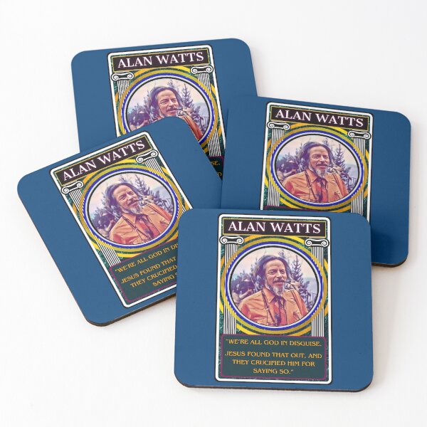 Item preview, Alan Watts. Character Quote. designed and sold by SimplerrrHQ.