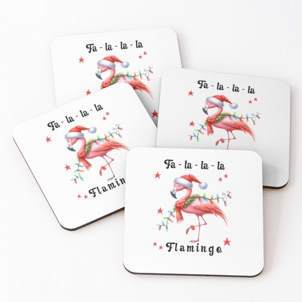 Item preview, Fa-La-La -La Flamingo Christmas Pink flamingo  designed and sold by MissGraphicTees.
