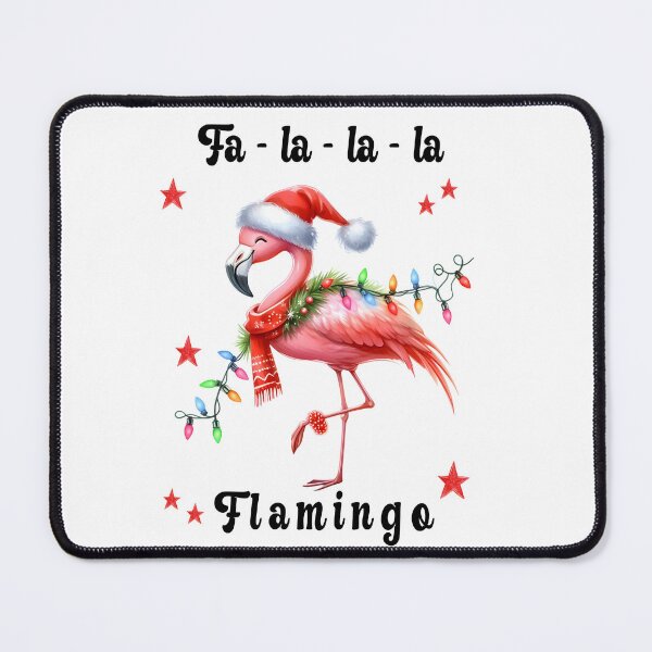 Item preview, Fa-La-La -La Flamingo Christmas Pink flamingo designed and sold by MissGraphicTees.