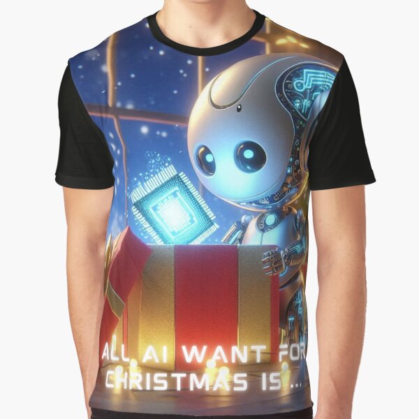 Item preview, Funny Christmas Chatbot All Ai Want for Christmas is ... designed and sold by 100xGifts.