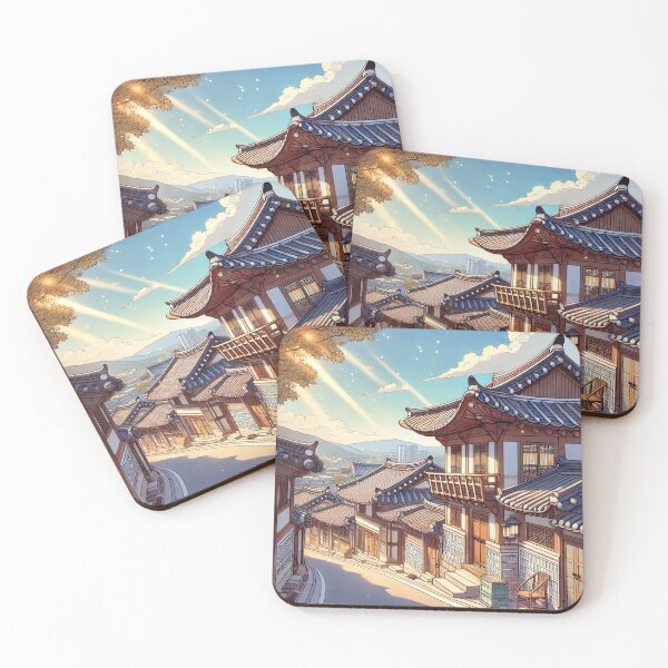 Item preview, Aldea Hanok Bukchon de Seúl designed and sold by unrealartwork.