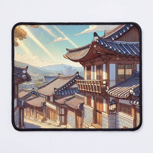 Item preview, Seoul Bukchon Hanok Village designed and sold by unrealartwork.