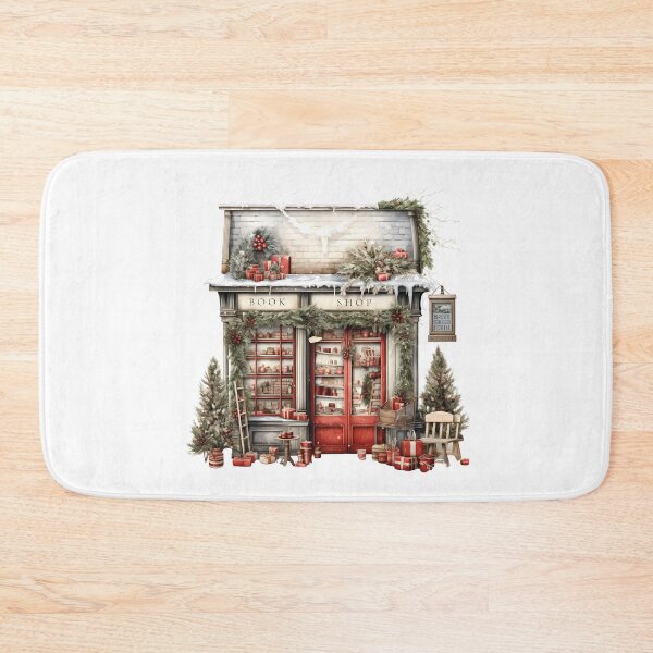Item preview, cozy Christmas storefront / Vintage Christmas Shopfront / christmas shop book designed and sold by Krasnovaovaova.