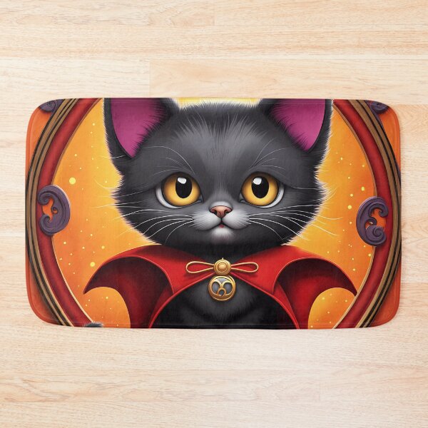 Item preview, Kitten dressed as Dracula for Halloween designed and sold by Colin Bentham.
