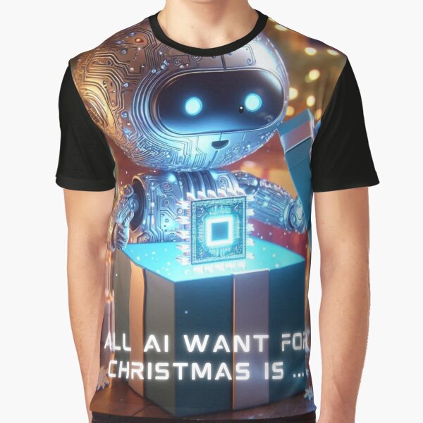 Item preview, Funny Christmas Chatbot All Ai Want for Christmas is ... designed and sold by 100xGifts.