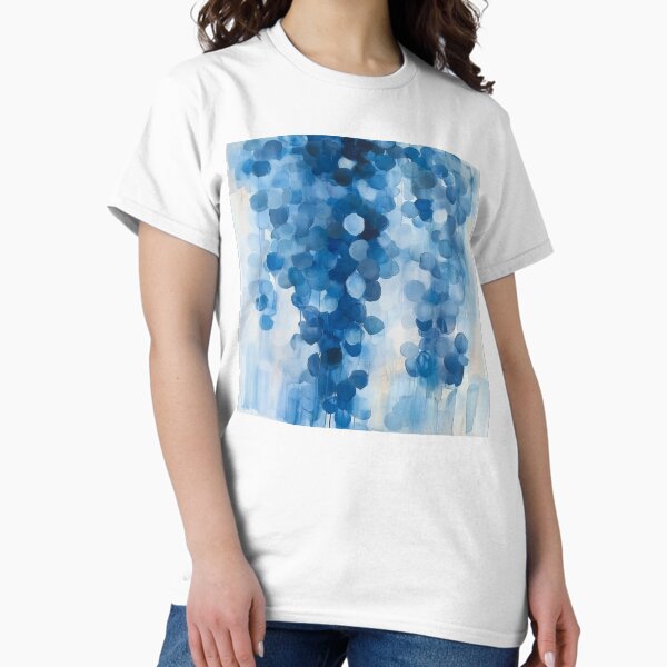 Item preview, Serene Willow Watercolor Art - Gentle Willows and Pale Blue Pattern designed and sold by solynneart.