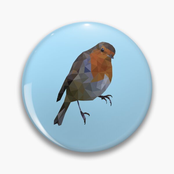 Item preview, Low Poly Robin designed and sold by madpolygraphics.