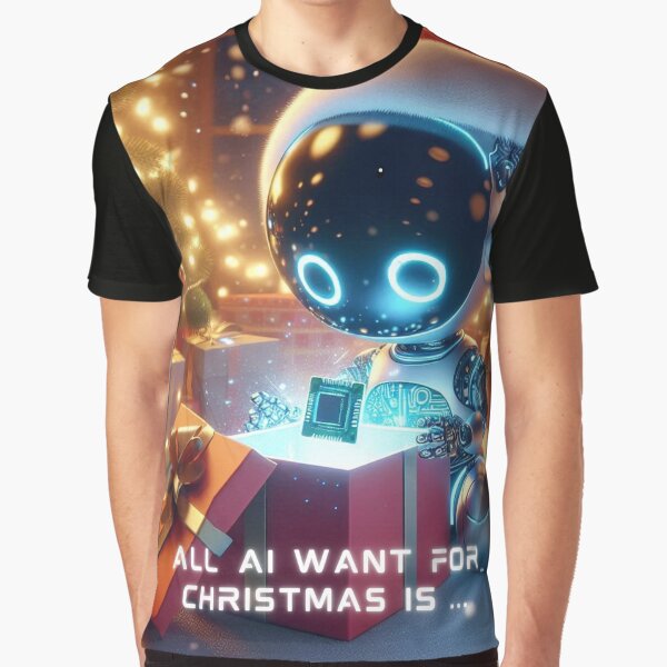 Item preview, Funny Christmas Chatbot All Ai Want for Christmas is ... designed and sold by 100xGifts.