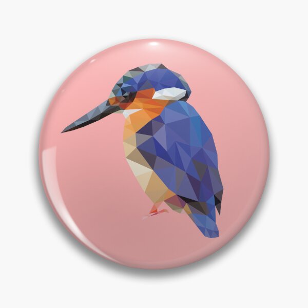 Item preview, Low Poly King Fisher designed and sold by madpolygraphics.