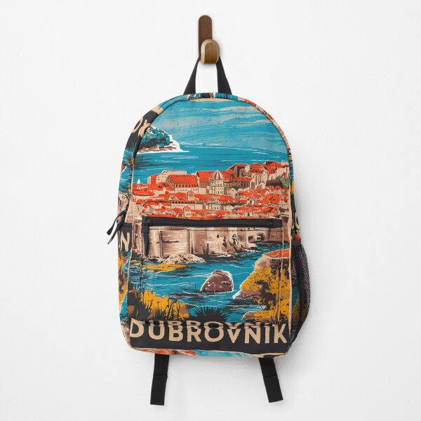 Item preview, Dubrovnik Vintage Travel Poster designed and sold by TravelerRat.