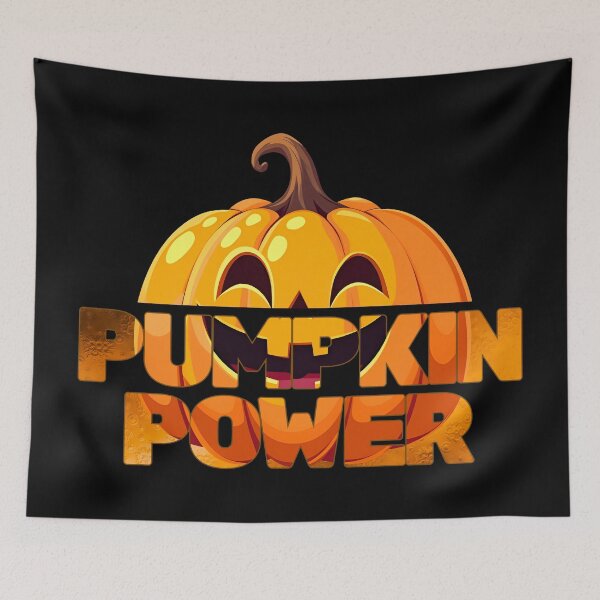 Item preview, Pumpkin Power Halloween Pumpkin Split Design designed and sold by SideKickCreates.