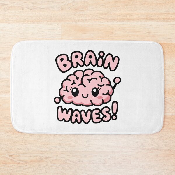 Item preview, Brain Waves! Cute Neuroscience Puns designed and sold by PMCreative.