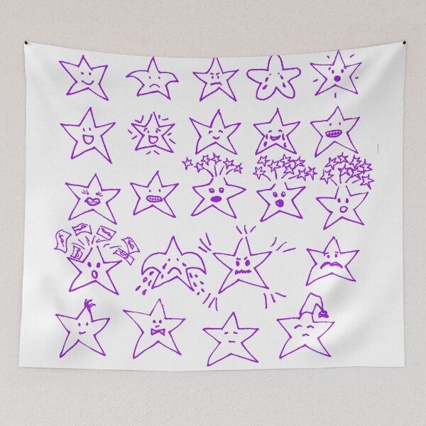 Item preview, Star Emoji Series Purple designed and sold by MagentaTwilight.