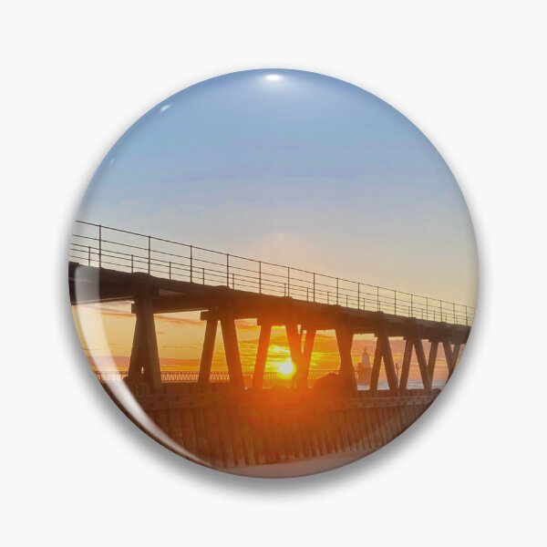 Item preview, River Blyth Sunrise over the Piers designed and sold by Violaman.