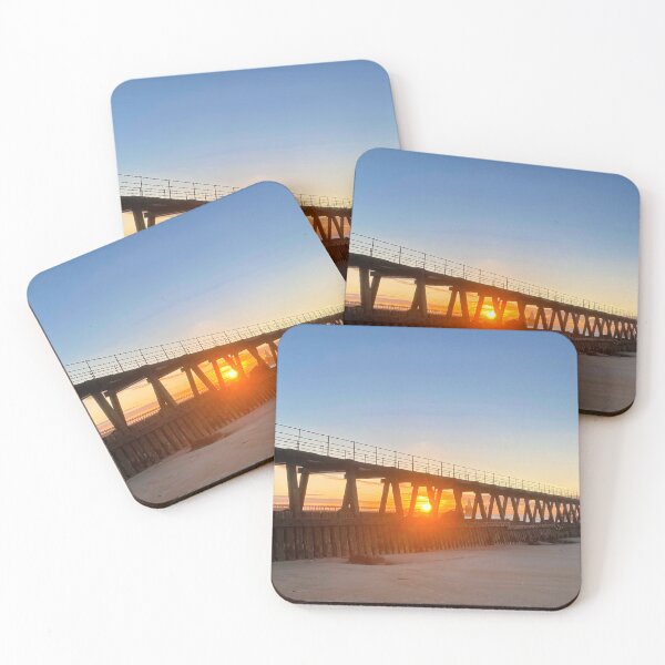 Item preview, River Blyth Sunrise over the Piers designed and sold by Violaman.
