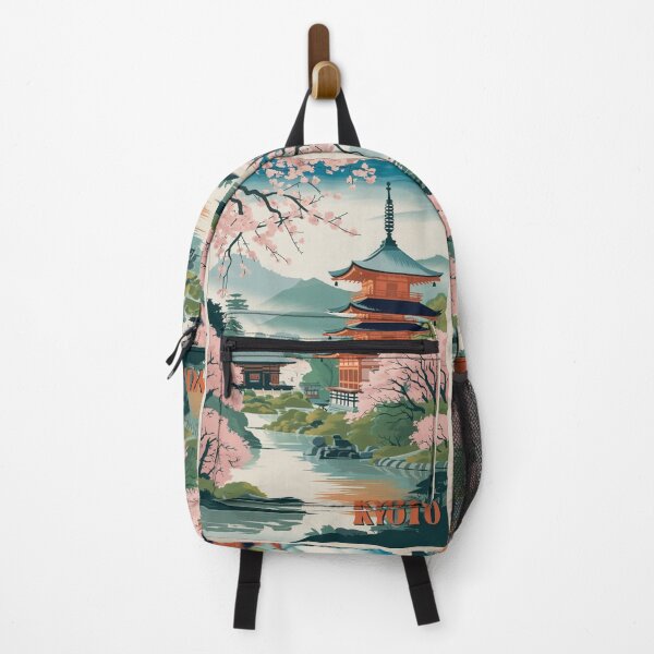 Item preview, Kyoto Vintage Travel Poster designed and sold by TravelerRat.