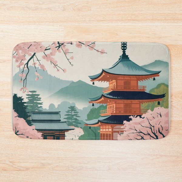 Item preview, Kyoto Vintage Travel Poster designed and sold by TravelerRat.