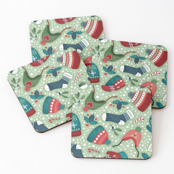Item preview, Christmas warmth toss pastel green designed and sold by adenaJ.