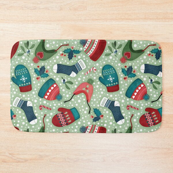 Item preview, Christmas warmth toss pastel green designed and sold by adenaJ.