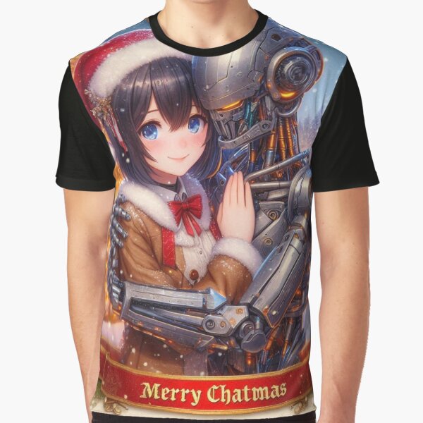 Item preview, #Christmas Chatbot Love Ai Anime Moe Female and Robot Merry CHATMAS designed and sold by 100xGifts.