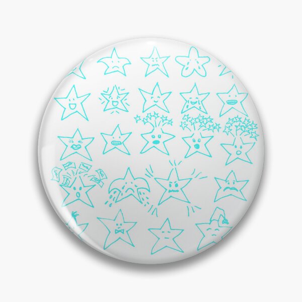 Item preview, Star Emoji Series Turquoise designed and sold by MagentaTwilight.