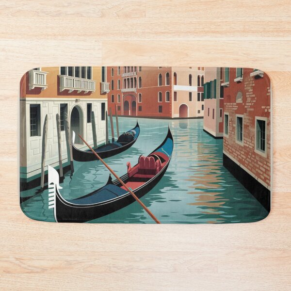 Item preview, Venice Vintage Travel Poster designed and sold by TravelerRat.