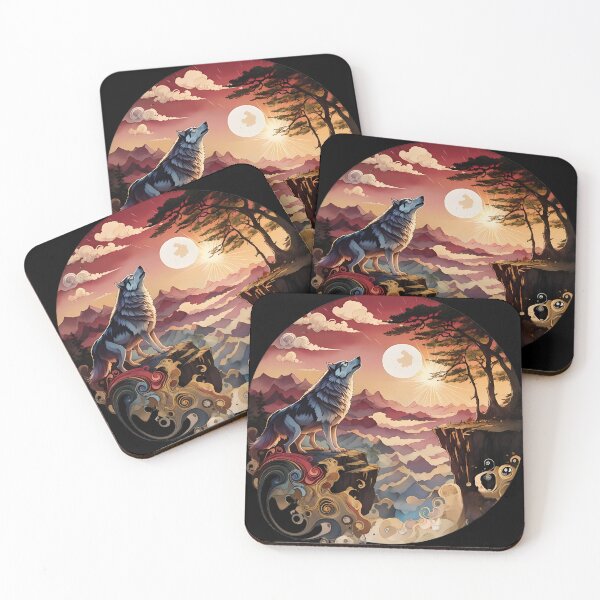 Item preview, Mystic Wolf Mountain Art designed and sold by MajeStreet.