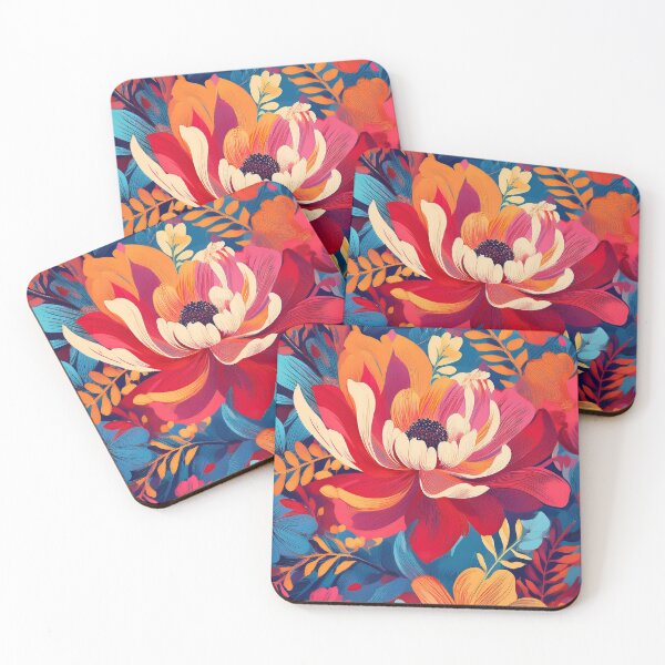 Item preview, old Floral Explosion – Colourful Art designed and sold by RaiyaTees.