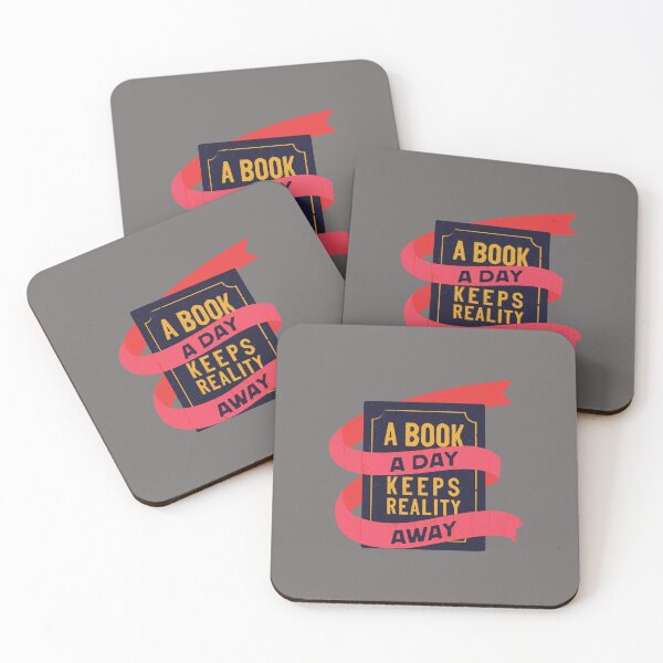 Item preview, A Book a day keeps reality away designed and sold by Evelyn Designs.