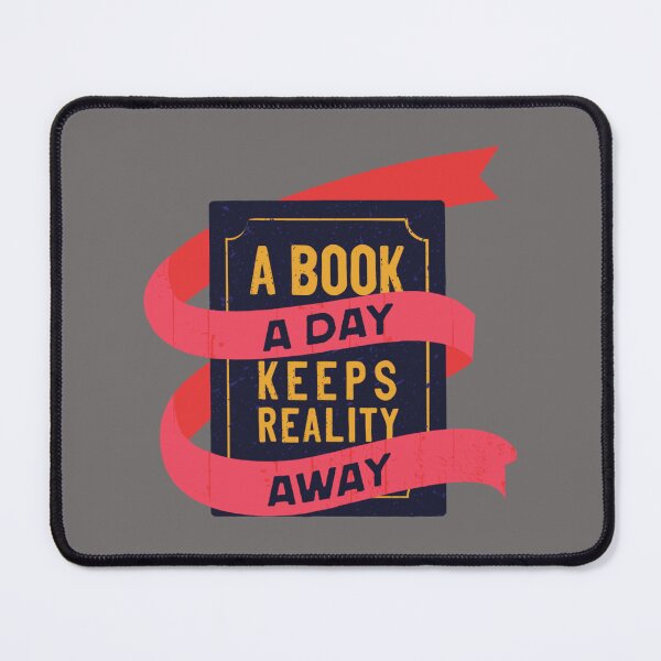 Item preview, A Book a day keeps reality away designed and sold by Evelyn Designs.